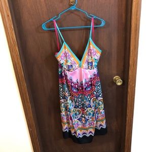 Fun Pattern Tank Dress 👗